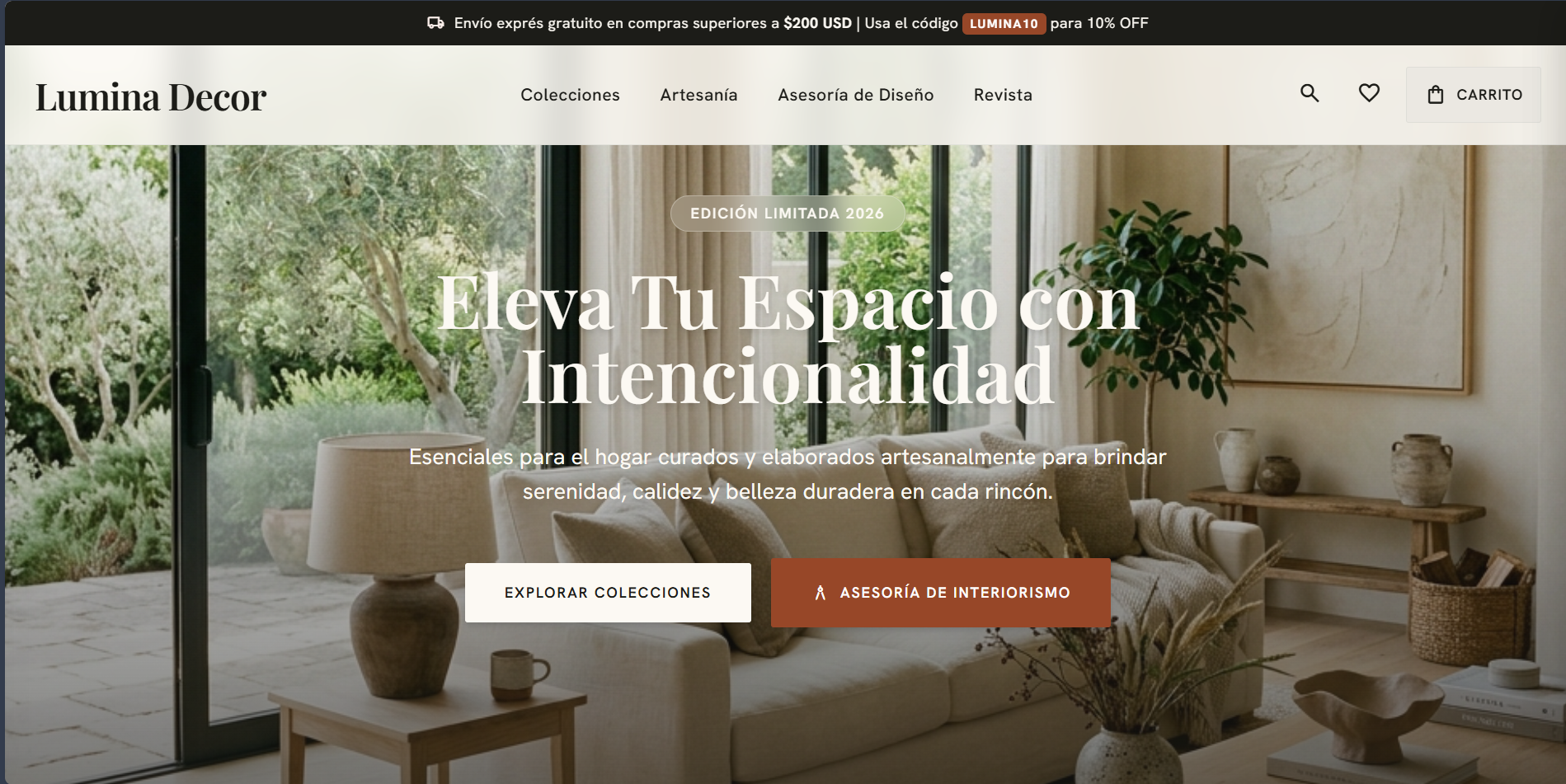 Captura estática Lumina Decor